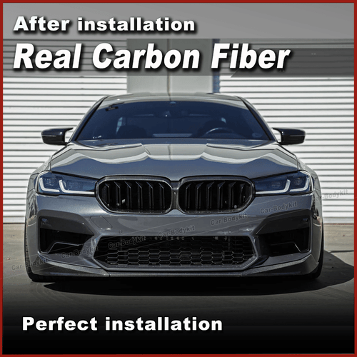 Parrilla frontal de carbono DRY parrilla de radiador parrilla de riñón se adapta a BMW M5 F90 LCI 2021-24 - Imagen 2 de 11