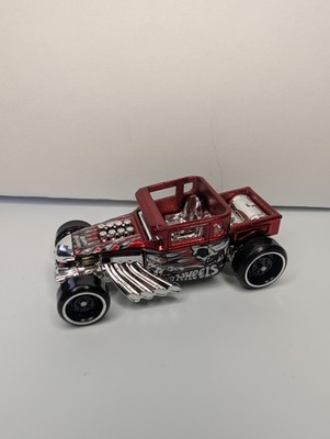 Hot Wheels 2021 Unleashed Video Game Bone Shaker Red Fast Shipping!