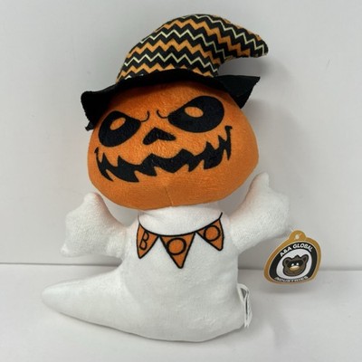 Halloween Pumpkin Ghost Plush 9'' Stuffed Toy Holiday Decor Display A&A Global
