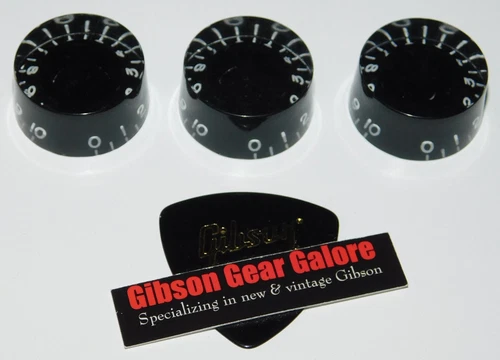 Gibson Les Paul Knobs Explorer Speed Black Set Relic Guitar Parts Custom SG EXP