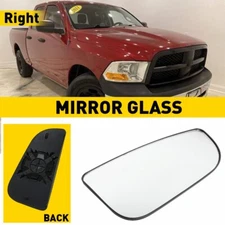 Tow Mirror Glass Right Passenger Outer Convex For Dodge Ram 1500 2500 3500 4500