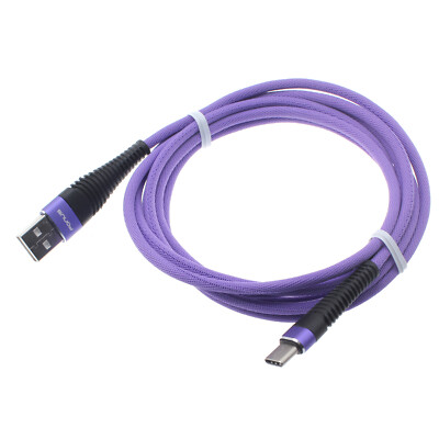 For Galaxy A01 A51 - 10FT USB CABLE PURPLE TYPE-C CHARGER CORD POWER WIRE USB-C