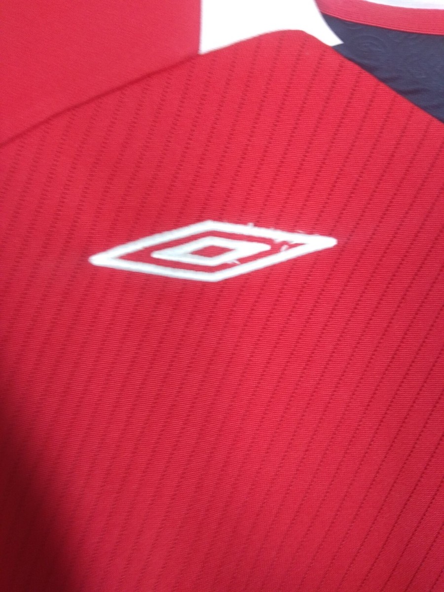 Maillot Domicile Norvège 2008 Umbro Rouge, Taille L Homme, état Parfait