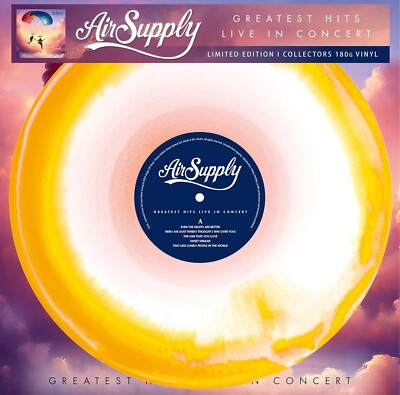 Air Supply   Greatest Hits Live In Concert LP 12'' Vinyl Record - NEW