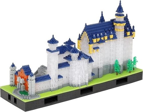NB-009A Nanoblock Neuschwanstein Castle Deluxe Edition Clear ver. Kawada New - Picture 4 of 9