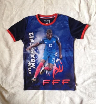 Maillot de Sport Foot FFF Kylian MBAPPE 12 Weeplay 13-14 ans - Photo 1/3