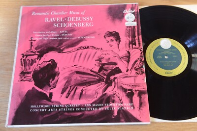Ravel Debussy Schoenberg Hollywood String Quartet  Felix Slatkin LP Capitol