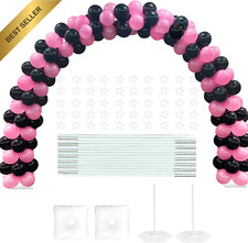 21ft Adjustable Balloon Arch Stand Kit - Customizable Width & Height