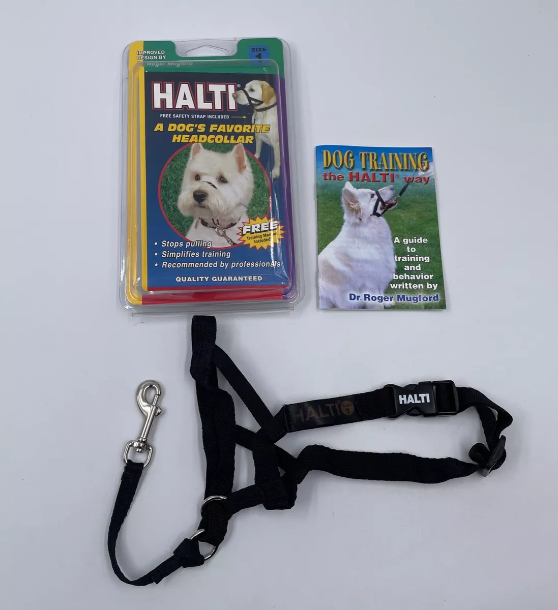 HALTI No-Pull Headcollar - size 1 -- instant solution for dogs that pull --  | eBay