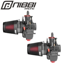 NIBBI PWK 32MM Dual Carburetor Air filter Kit For Honda CB450 CB500T 1968-1976
