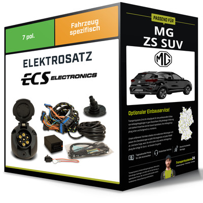 Elektrosatz 7-pol spezifisch für MG ZS SUV 10.2017-09.2024 ABE ECS Electronics