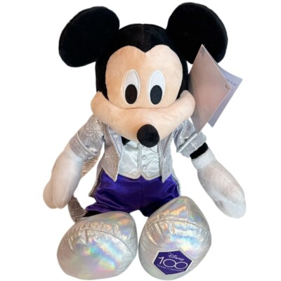 Disney Store Mickey Plush The Disney 100 years Platinum Celebration Collection