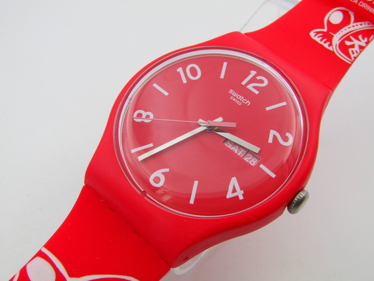 Swatch Watch - SUOR705 - BACKUP RED SO29R705 - PROUDLY RED - Swatch® United States main image 3