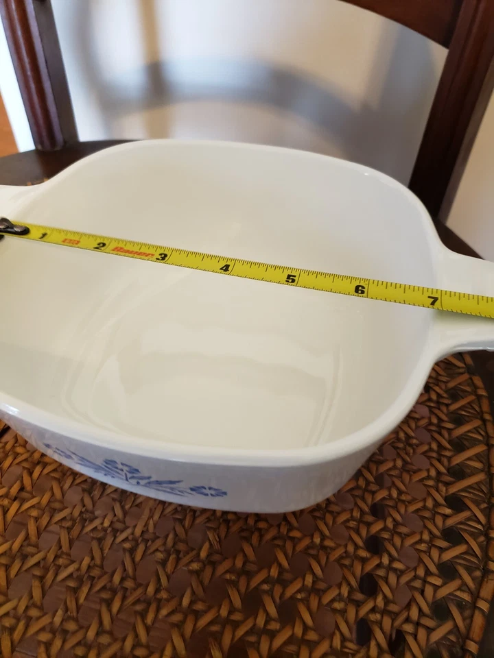 RARE VTG CORNING WARE BLUE CORNFLOWER CASSEROLE 1 1/2 QT P-1 1/2-B W/Lid P-7-C - Image 4 of 4