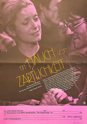 DDR Progress Filmplakat A2 - Ein Hauch von Zärtlichkeit - DEFA  1977