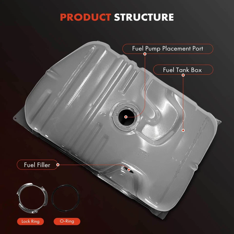 Tanque de combustible de 17 galones para Chevrolet Malibu Cutlass Buick Century Regal Pontiac Foto 2 de 4