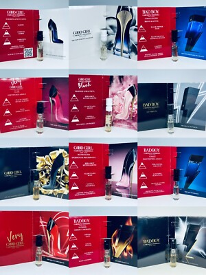 Carolina Herrera Perfume Sample Spray Vials 1.5ml/0.05oz Choose Your Scent