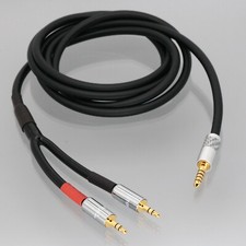 4.4mm Male 5-pole to 2x 3.5mm 1/8" Stereo TRS Plug Audio Balanced Insert Cable