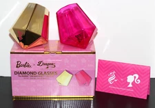 BARBIE X DRAGON DIAMOND GLASSES "DREAMHOUSE COLLECTION" 10 OZ SET OF 2