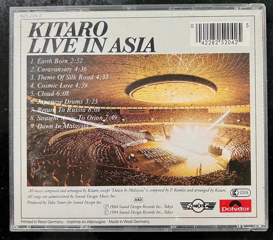 Kitaro Live In Asia (guter Zustand) - Bild 2 von 2