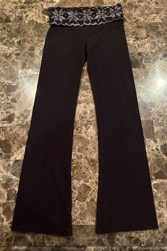 Victoria Secret Y2K Yoga Flare Leg Pants Leggings “trashy” Low Rise XS Short EUC - Picture 15 of 20