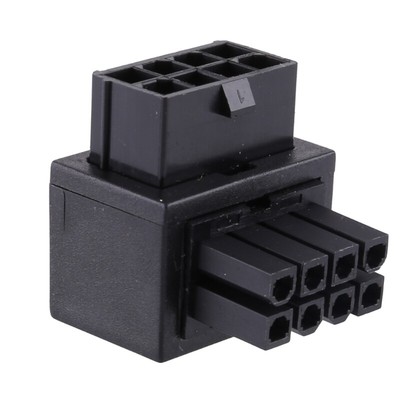 Desktop Mainboard CPU 8Pin Power Adapter Main Board 8pin to 8Pin 90° Connector