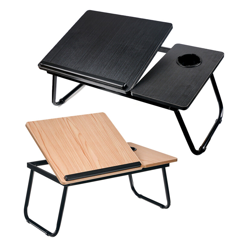 Folding Laptop Table Bed Tray Sofa Lap Desk Stand Height Adjustable