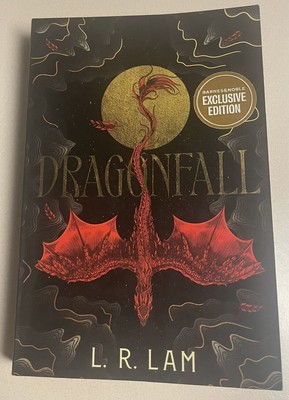 Dragonfall by L. R. Lam Paperback Barnes & Noble Exclusive Edition Sprayed Edges