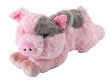 Juguete suave de peluche Ecokins Mini Cerdo 20 cm peluche de Wild Republic