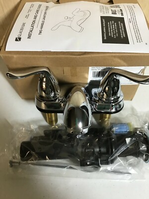Glacier Bay Constructor 4 inch Centerset Bathroom Faucet Mid-arc