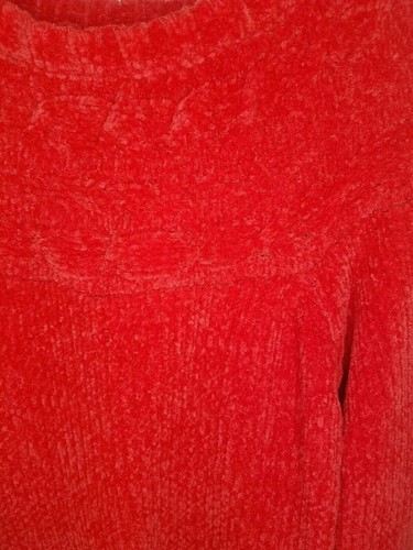Girls Red Long Sleeve Knit Sweater by 2B REAL Size 7/8 - Picture 4 of 7