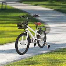 18-Inch Kids Tricycle with Adjustable Seat, Training Wheels  Basket
