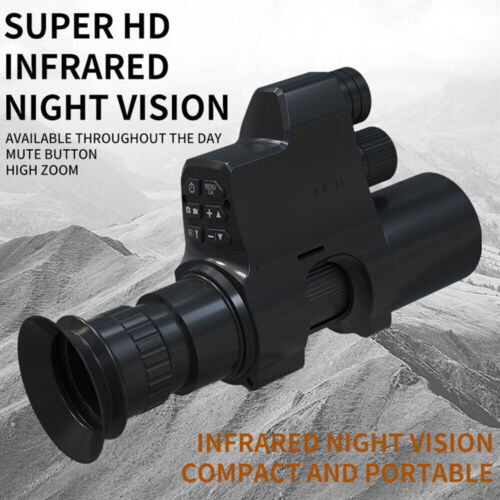 NV4AS 850nm/940nmNight Vision Telescope Hunting 4X Zoom Infrared Camera Monocula