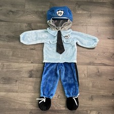 Vintage Chrisha Playful Plush Police Officer 2-4Y Toddler Halloween Costume