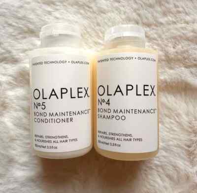 Olaplex Bond Maintenance Shampoo 100ml No.4 + Conditioner 100ml No.5 Travel Size