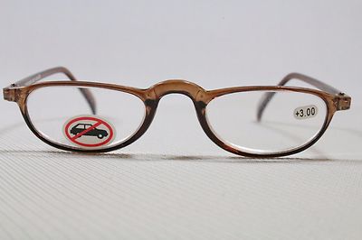 OPTIVISION mod 109P Col Brown sz 48/20 Reading Glasses