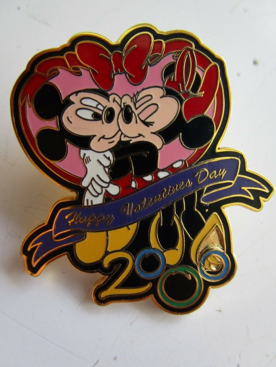 Pin 405 WDW - Happy Valentines Day 2000 Mickey & Minnie Mouse LE