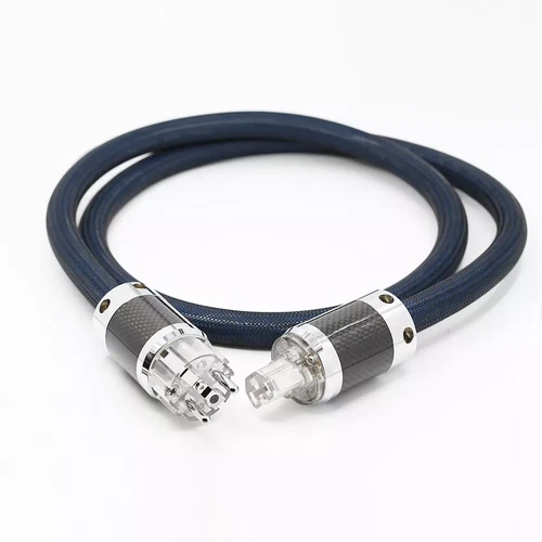 HIFI 8N Copper Audio Power Wire Gold Plated EU US Plug Power Cord for DVD CD AMP - Picture 8 of 18