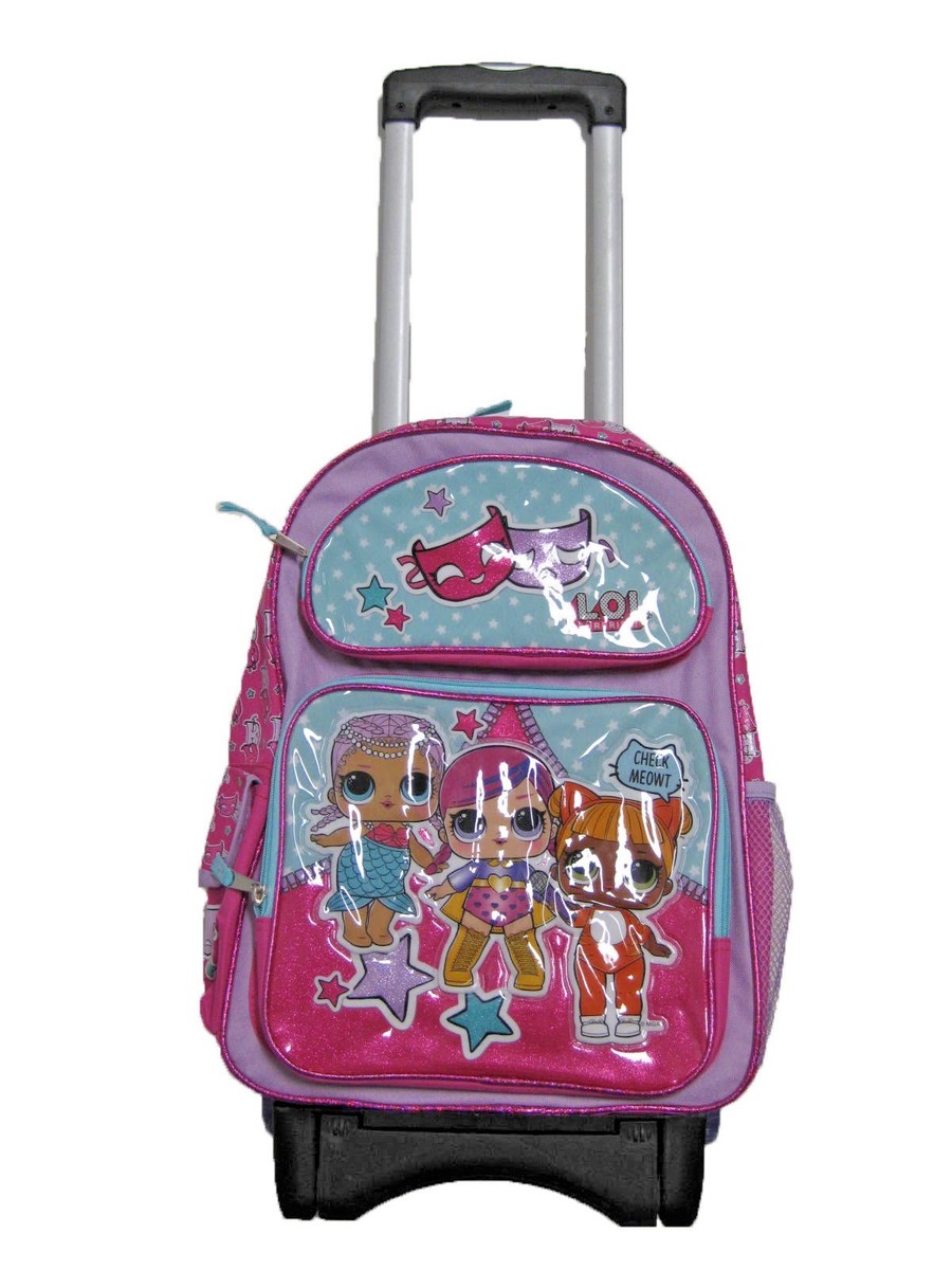 B18LO39878 LOL Surprise Large Custom Rolling Backpack 16