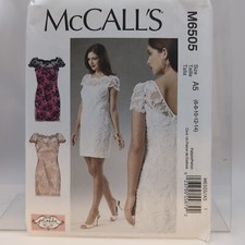McCalls  Pattern M6505 Misses Dresses Sizes 6-14 UNCUT Factory Folded