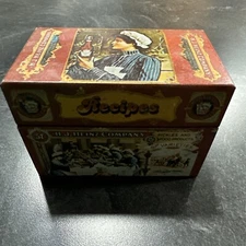 Vintage HJ Heinz Recipe Card Metal Tin Box 1970s Advertising Q1