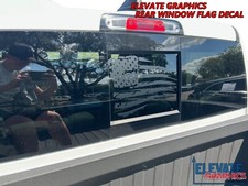 For Ram 1500 Stickers Back Window Flag Stripes Vinyl Graphics Decals 2009-2018 For Ram 1500 Stickers Back Window Flag Stripes Vinyl Graphics Decals 2009-2018