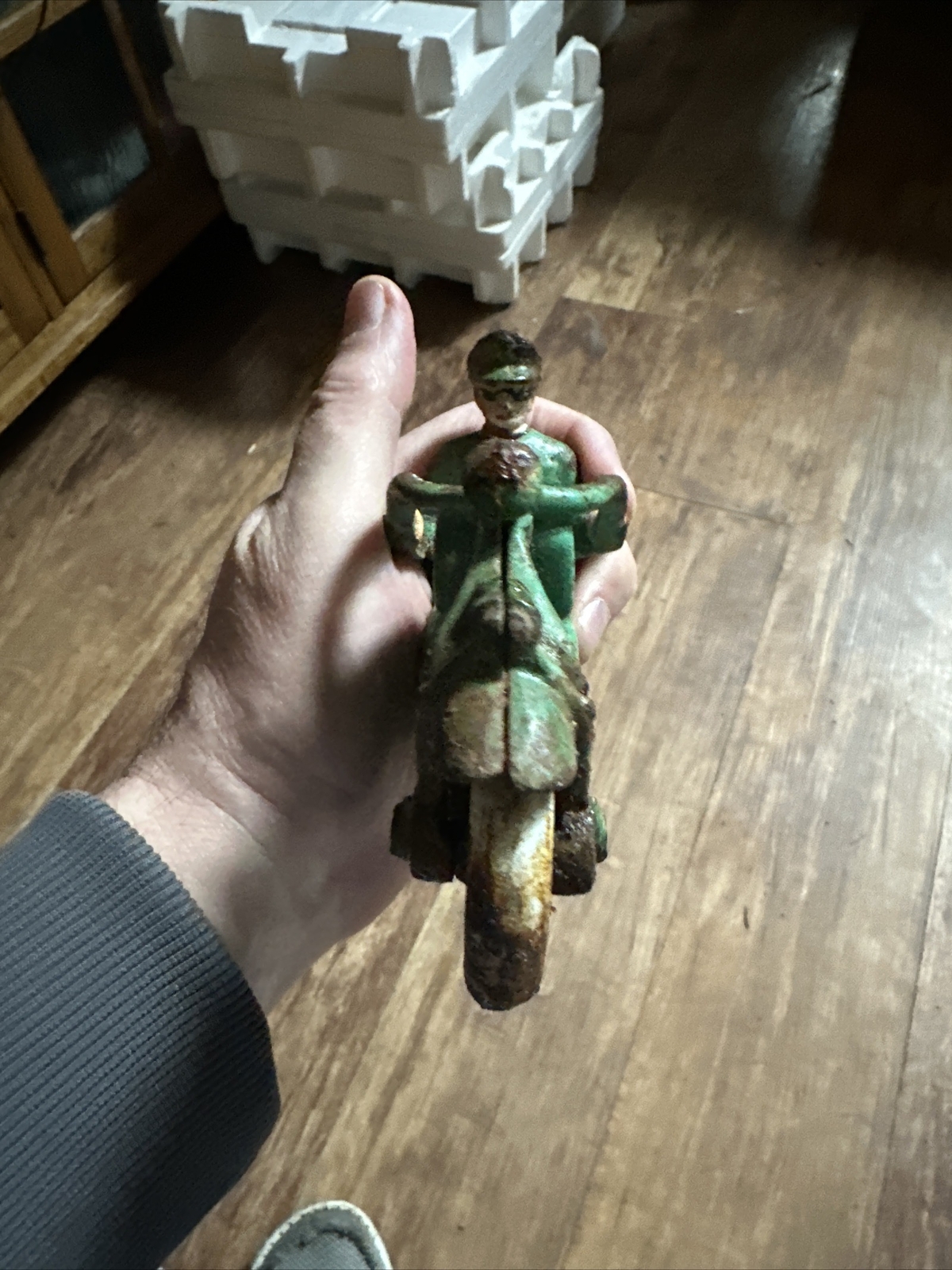 Vintage Hubley Motorcycle Cast Iron Toy eBay