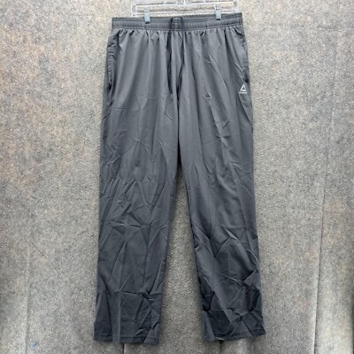 Reebok Pants Men XL Gray Athletic Training Running CrossFit
