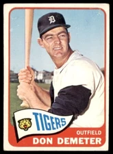 1965 Topps #429  Don Demeter  Detroit Tigers  VG/EX