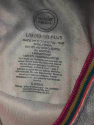 New Wonder Nation Girls Size Large 10/12 Plus White Lace Dress Summer - Picture 2 of 2