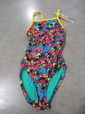 TYR The Finals Woodstck Size 28 Blue Pink NWT