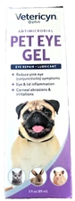 Vetericyn Plus Antimicrobial - Pet Eye Gel - Eye Repair + Lubricant 3 oz