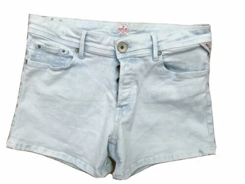 Replay Blue Shorts for Women