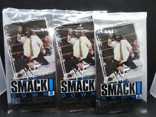 3 Pack Lot 1999 WWF Smackdown Chromium Edition Sealed Cards - Rock, Steve Austin